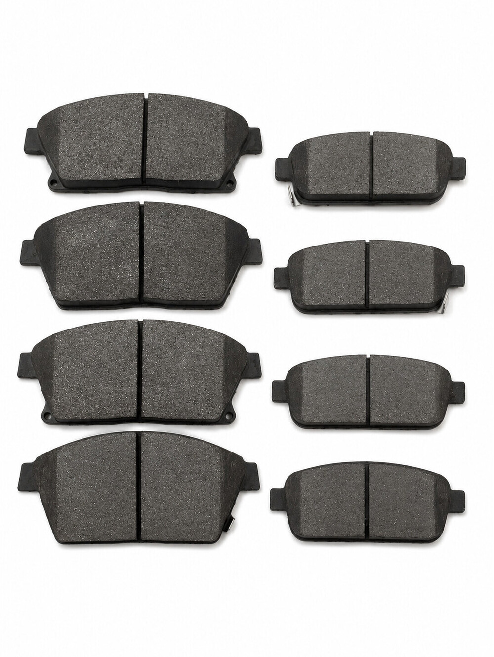 EXPPOWER D1467 D1468 Front Rear Ceramic Brake Pad Set w/ Hardware Buick Chevy